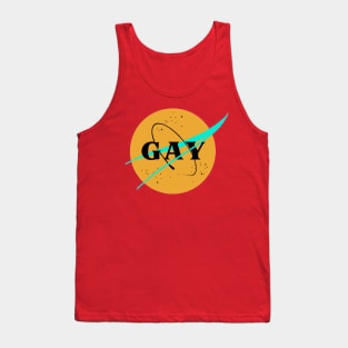 Nasa In Moon Guy Tank Top